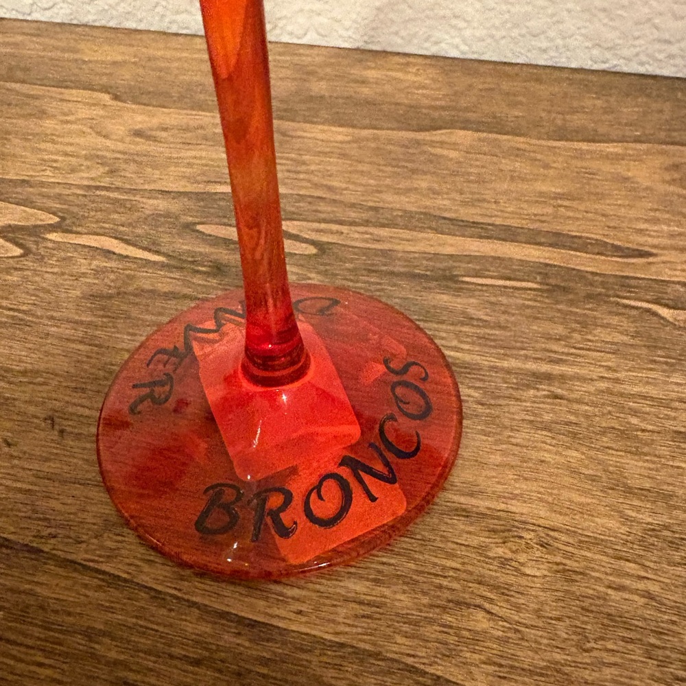 Denver Broncos Wine Glass—New! - Picture 7 of 9